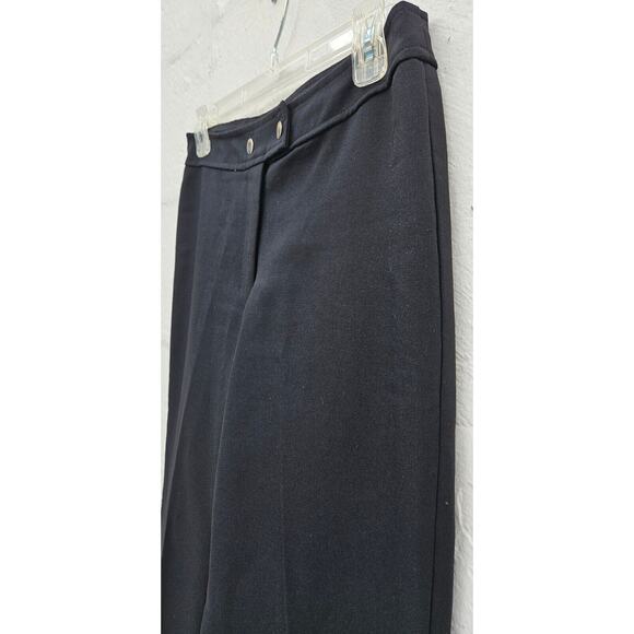 Vtg 90s Necessary Objects Womens Pants Black Juniors 9 Straight Boot Cut Stretch - Picture 3 of 12